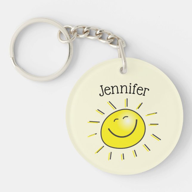 Porte-clefs Sunshine Happy Face (Devant)