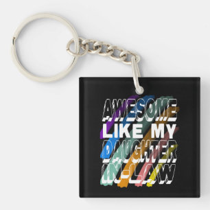 Porte-clefs Super Comme Ma Belle-Fille, Citation De Famille