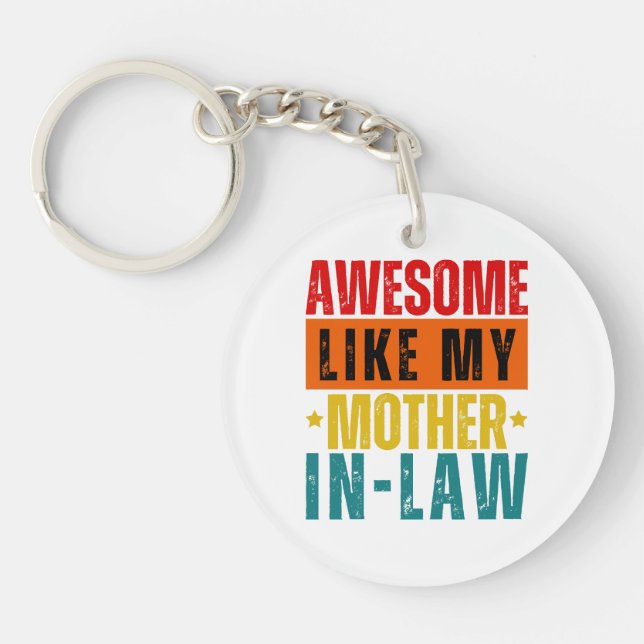 Porte-clefs Super Comme Ma belle-mère (Devant)
