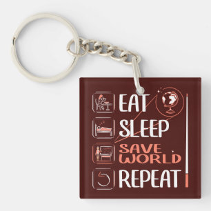 Porte-clefs Super Géographie Enseignant économise un cadeau de