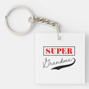 Porte-clefs Super grand-mère