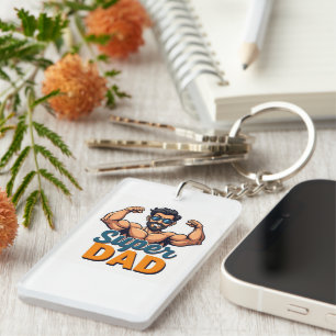 Porte-clefs Super Papa Porte - clé - Drôle cadeau de fête du P