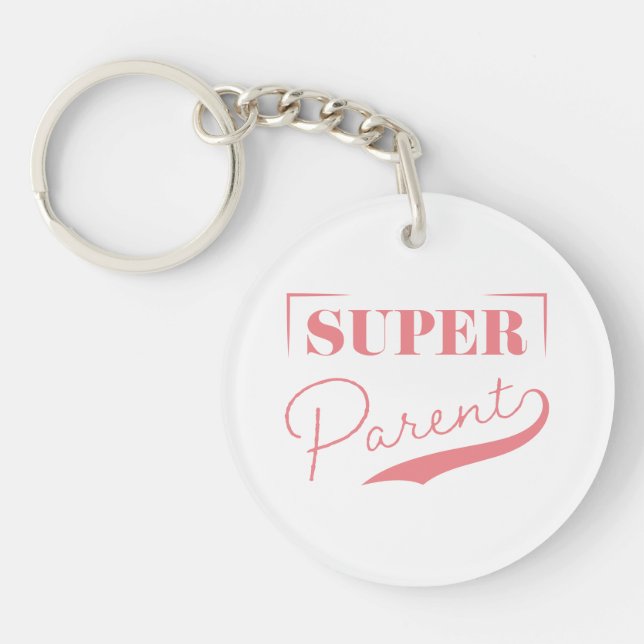 Porte-clefs Super parent (Devant)