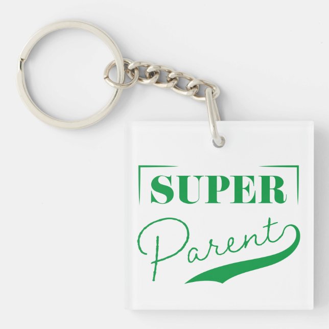 Porte-clefs Super parent (Devant)