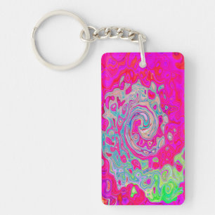 Porte-clefs Super Turquoise bleu et rouge