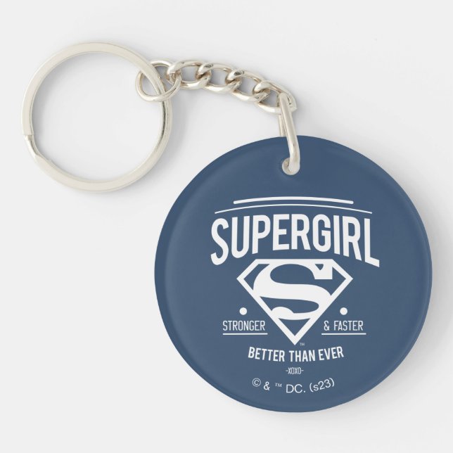 Porte-clefs Supergirl Better Than Ever Retro Graphic (Devant)