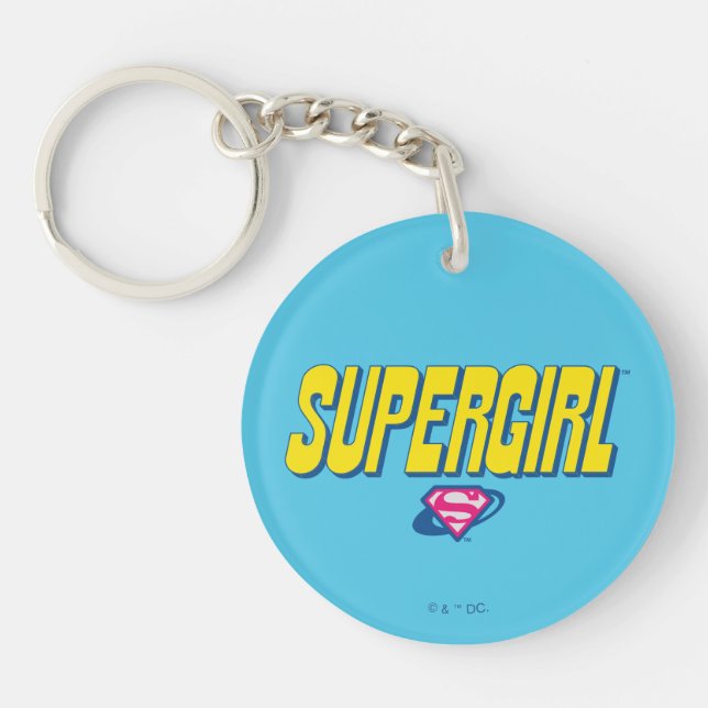 Porte-clefs Supergirl Pop Logo (Devant)