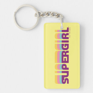 Porte-clefs Supergirl Retro Colorshift Graphic