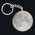 Porte-clefs Superlune dans le ciel noir<br><div class="desc">Grosse lune grise dans le ciel noir</div>