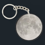 Porte-clefs Superlune dans le ciel noir<br><div class="desc">Grosse lune grise dans le ciel noir</div>