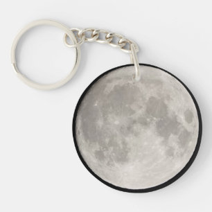 Porte-clefs Superlune dans le ciel noir