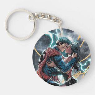 Porte-clefs Superman/Wonder Woman Comic Art promotionnel