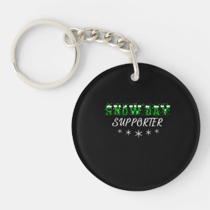 Porte-clefs Supporter Joyeux Noël de jour de neige