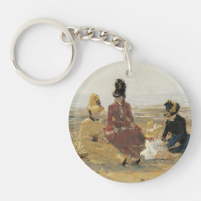 Porte-clefs Sur la plage, Trouville | 1887 (Devant)