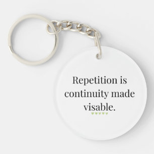 Porte-clefs Sur le rituel et la forme de la mémoire