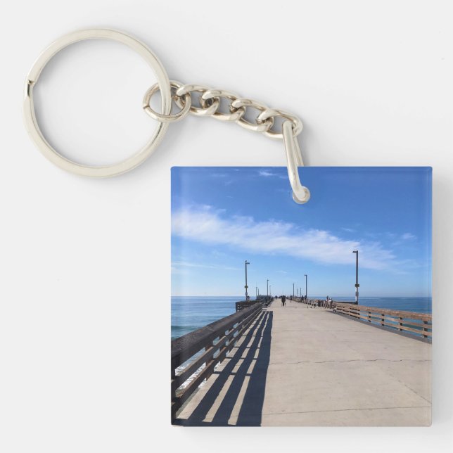 Porte-clefs Sur Newport Pier, Newport Beach, Californie (Devant)