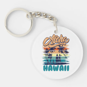 Porte-clefs Surf - Aloha Hawaï