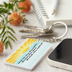 Porte-clefs Surf d'été et soleil