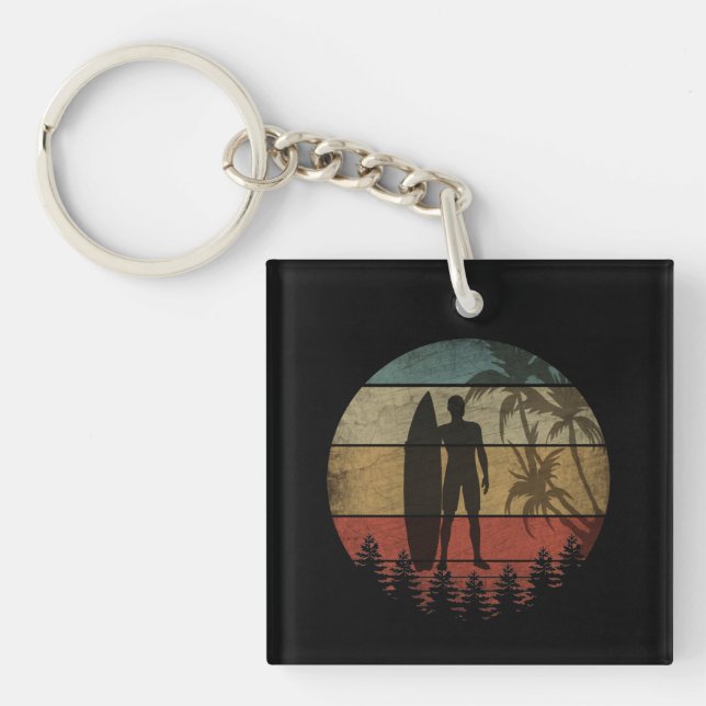 PORTE-CLEFS SURF VINTAGE (Devant)