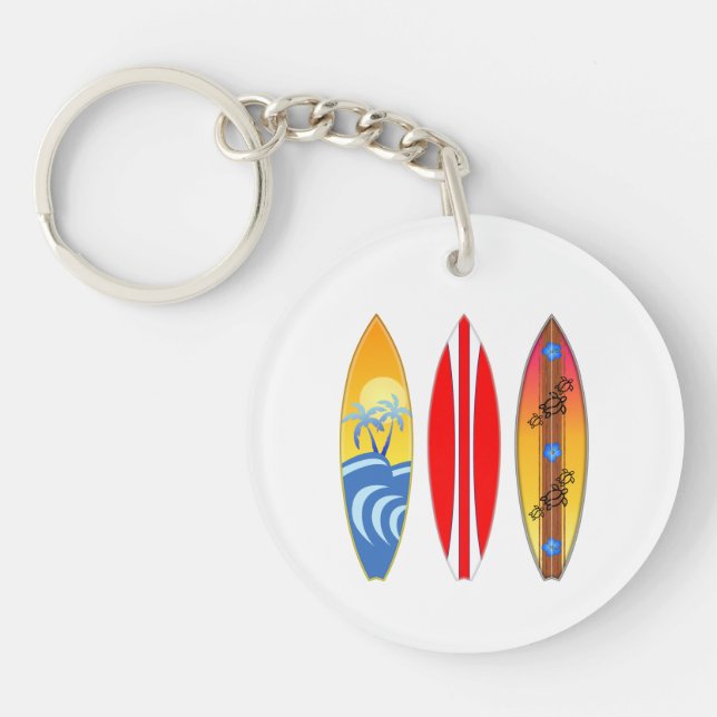 Porte-clefs Surf vintage Surf (Devant)