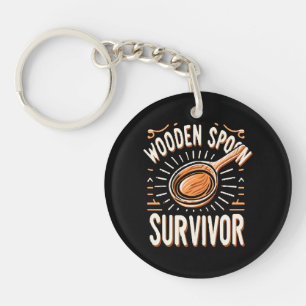 Porte-clefs Survivant de la cuillère en bois