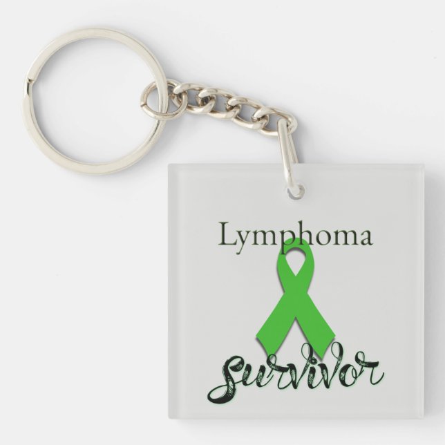 Porte-clefs Survivant du lymphome (Devant)