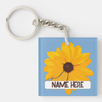 Porte-clefs Susan Brown customisée avec note personnalisée