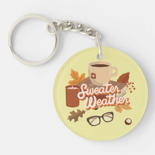 Porte-clefs Sweather Citation Cosy automne Look Livre & Mug
