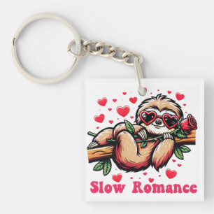 Porte-clefs Sweet Sloth Moments : Saint Valentin Lente Romance