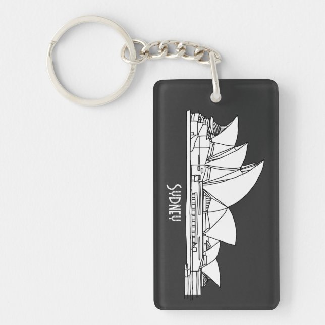 Porte-clefs Sydney Opera House Australie en souvenir (Devant)