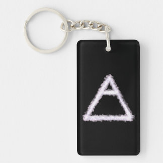 Porte-clefs Symbole d'alchimie de l'élément d'air émietté