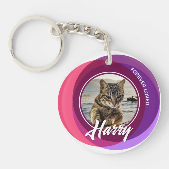 Porte-clefs Symbole de conservation de l'animal de compagnie (Devant)