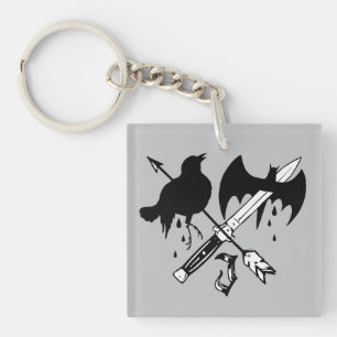 Porte-clefs Symbole de joker du peloton   de suicide