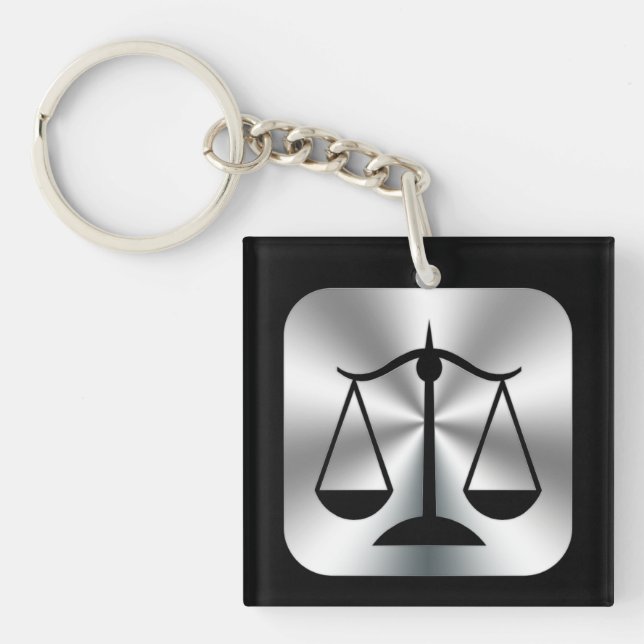 Porte-clefs Symbole de l'avocat (Devant)