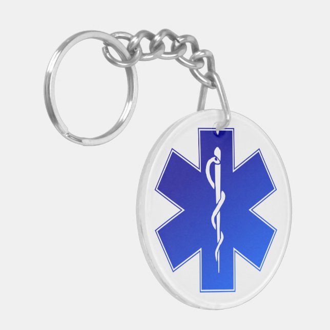 Porte-clefs Symbole de Medical EMS (Devant gauche)