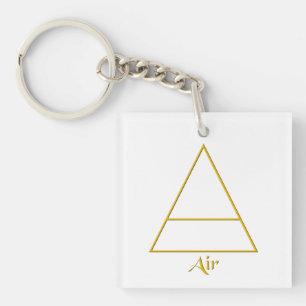 Porte-clefs Symbole d'élément d'air de Falln Pagan