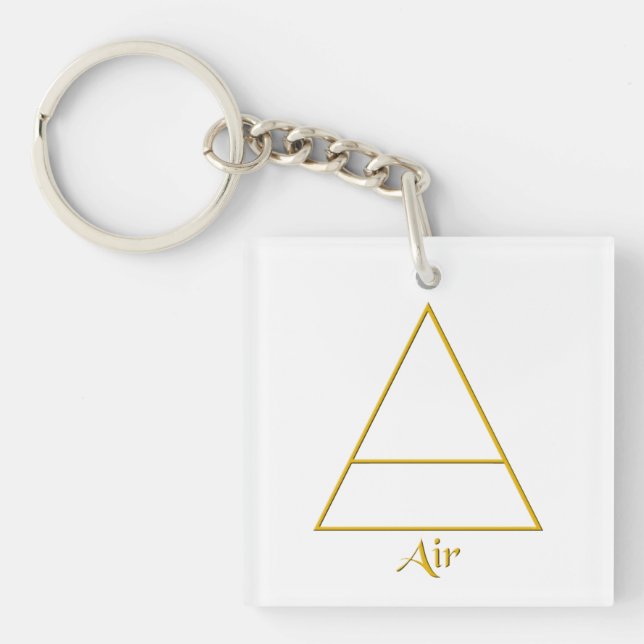 Porte-clefs Symbole d'élément d'air de Falln Pagan (Devant)