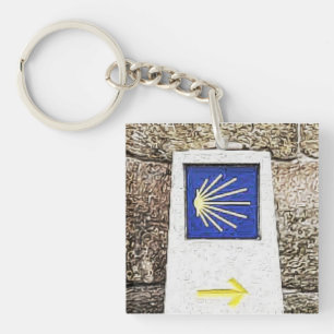 Porte-clefs Symbole directionnel Camino de santiago