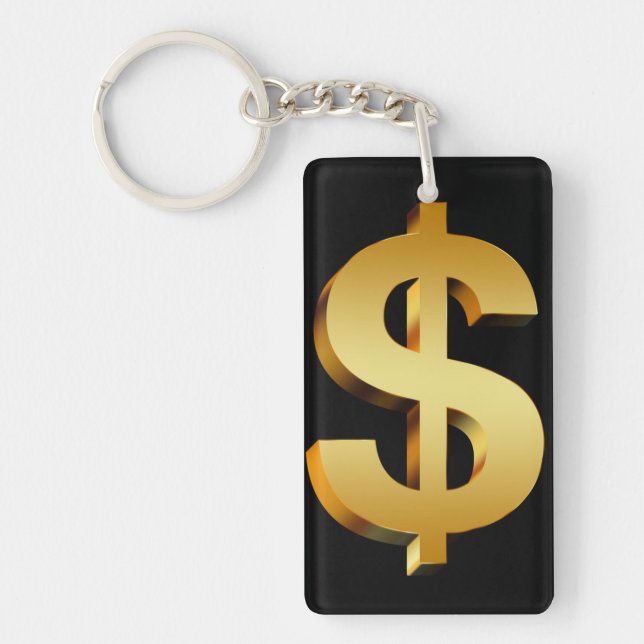 Porte-clefs Symbole dollar (Devant)