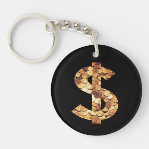 Porte-clefs Symbole du dollar