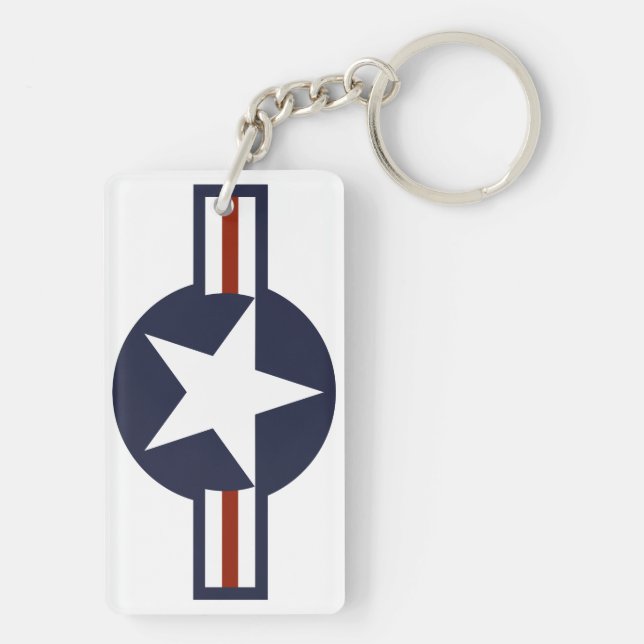 Porte-clefs symbole du drapeau national américain (Dos)