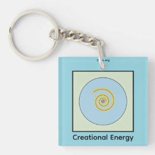 Porte-clefs Symbole énergie créative