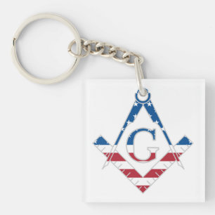 Porte-clefs Symbole Freemasonic des États-Unis