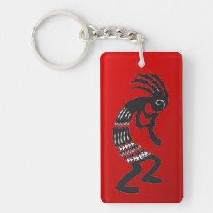 Porte-clefs Symbole Kokopelli d'Amérique latine Porte - clé