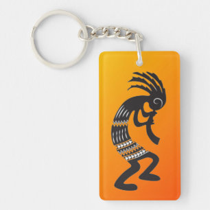 Porte-clefs Symbole Kokopelli d'Amérique latine Porte - clé
