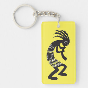 Porte-clefs Symbole Kokopelli d'Amérique latine Porte - clé