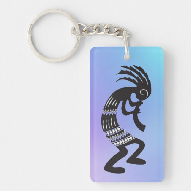 Porte-clefs Symbole Kokopelli d'Amérique latine Porte - clé (Devant)