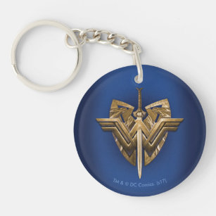 Porte-clefs Symbole Wonder Woman avec l'épée de la justice