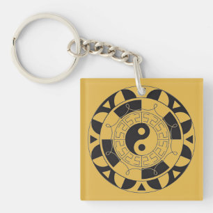 Porte-clefs SYMBOLE YIN & Yang Asiatique Significations Porte 