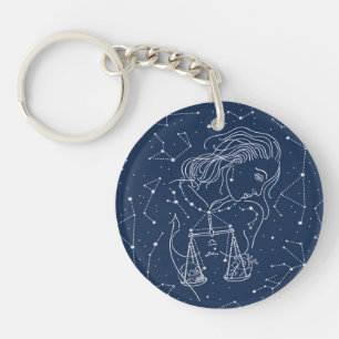 Porte-clefs SYMBOLE Zodiaque Libra